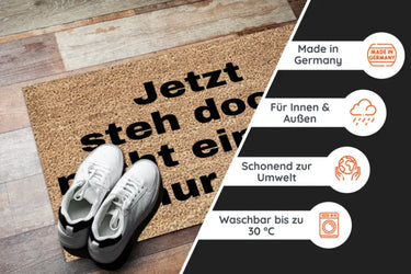 Fußmatte mit Spruch -